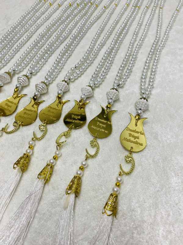 İsimli Cam Tesbih küçük resim 3