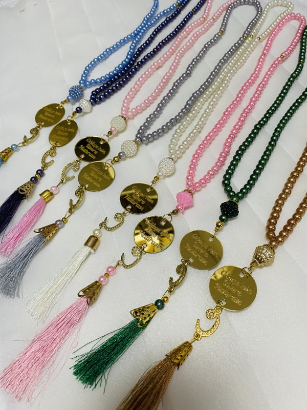 İsimli Cam Tesbih küçük resim 4