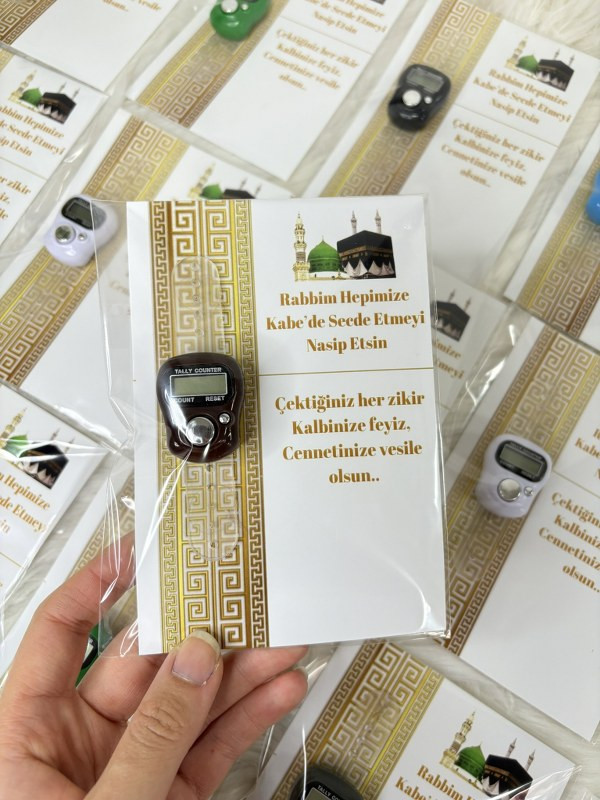 Umre Tasarımlı Sade Zikirmatik