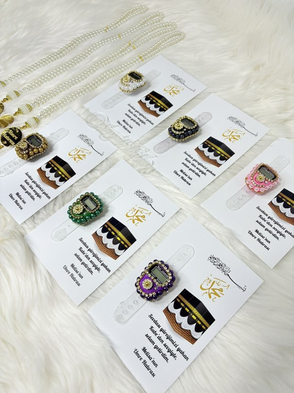 Umre Tasarımlı Taşlı Zikirmatik küçük resim 2