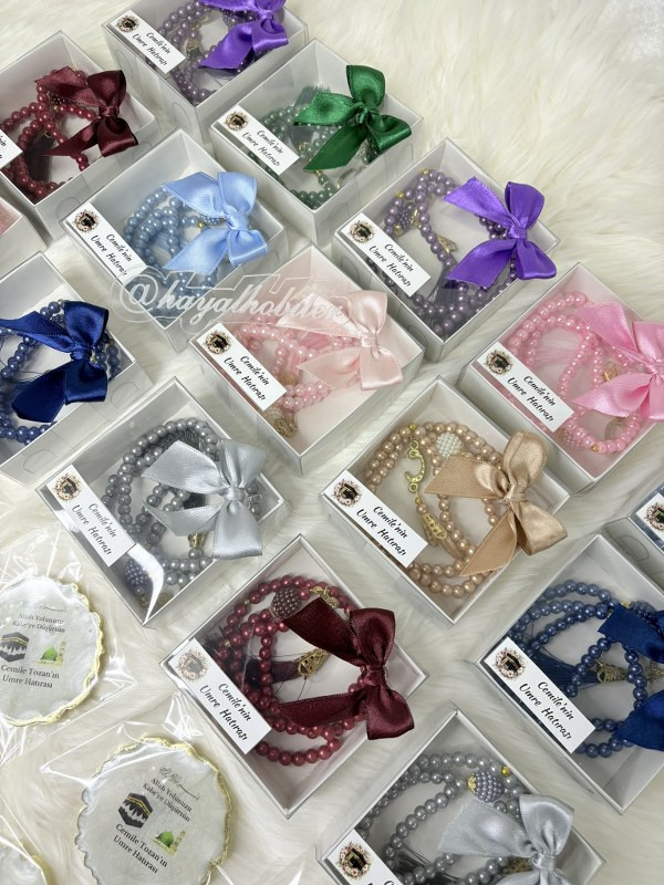 Kurdele Detaylı Şık Tesbih küçük resim 3