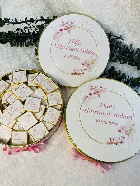 Çiçek Model Çikolata Kutusu